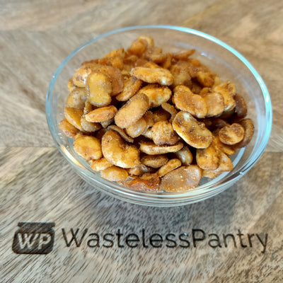 Roasted Fava Beans Sweet Chilli & Red Pepper (Tom Yum) 1kg bag - Wasteless Pantry Bassendean