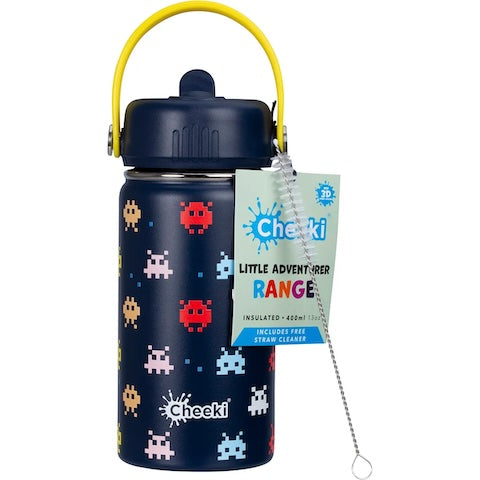 Drink Bottle Cheeki Insulated 400ml Kids Bottle - Wasteless Pantry Bassendean