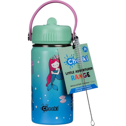 Drink Bottle Cheeki Insulated 400ml Kids Bottle - Wasteless Pantry Bassendean