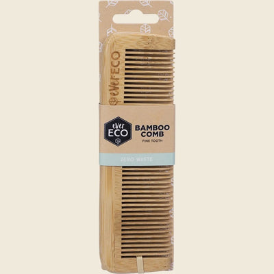 Fine Tooth Bamboo Hair Comb - Wasteless Pantry Bassendean