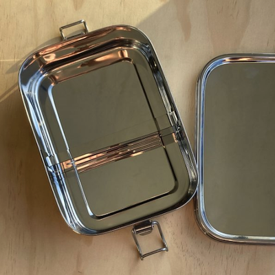 Leak Proof Rectangular Lunchbox w/ Removable Dividers - Wasteless Pantry Bassendean