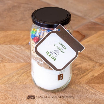 Gift Santa Cookies Premade Jar - Wasteless Pantry Bassendean