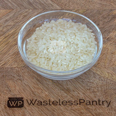 Rice White Short Grain Sushi 500ml jar - Wasteless Pantry Bassendean