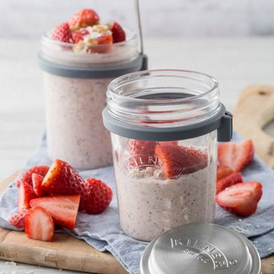 Breakfast Jar Set 350ml - Wasteless Pantry Bassendean