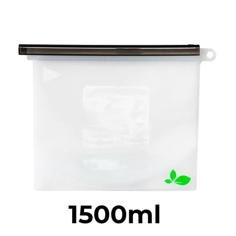 Silicone Food Storage Pouch - set of 2 - Wasteless Pantry Bassendean