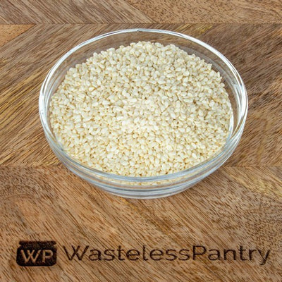 Sesame Seeds White 500ml jar - Wasteless Pantry Bassendean