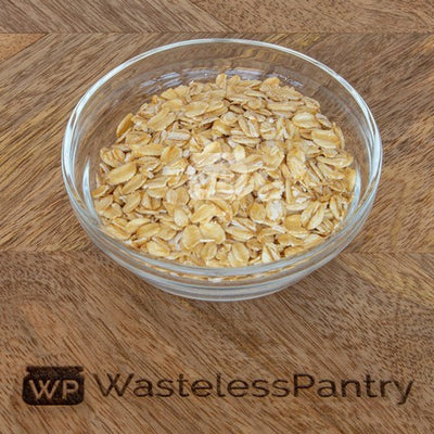 Oats Rolled Wheat Free 1000ml jar - Wasteless Pantry Bassendean