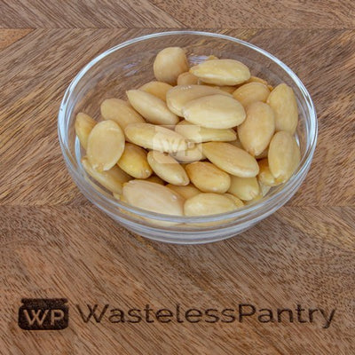 Almonds Blanched Whole 1000ml jar - Wasteless Pantry Bassendean