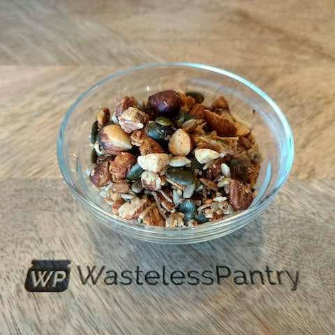 Granola Paleo Hazelnut Fig Cardamom & Sunflower Seed GF 1000ml jar - Wasteless Pantry Bassendean