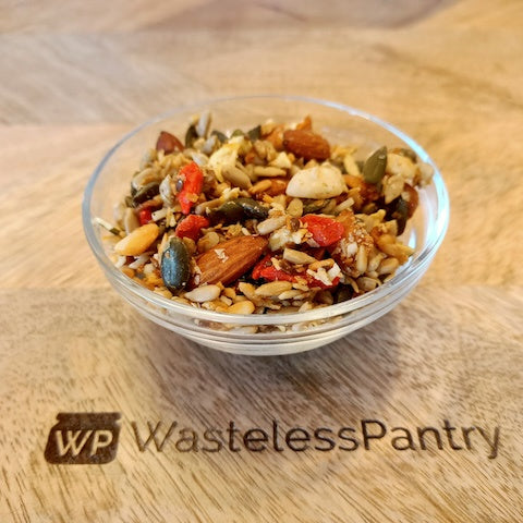 Granola PALEO Honey Roasted Nuts Organic 1000ml jar - Wasteless Pantry Bassendean