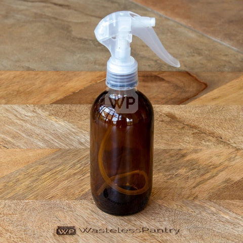Bottle 200mL Amber Glass Trigger Spray - Wasteless Pantry Bassendean