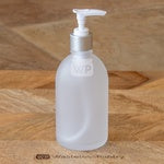 Bottle 250mL Frosted Glass Pump