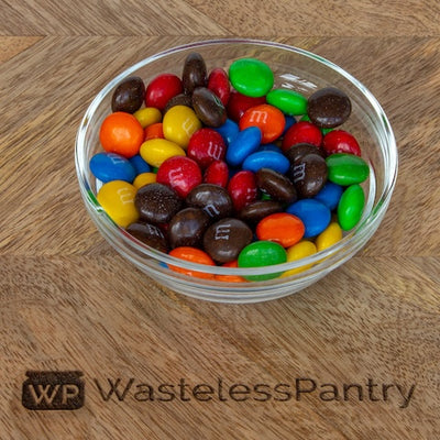 Chocolate M and Ms 125ml jar - Wasteless Pantry Bassendean