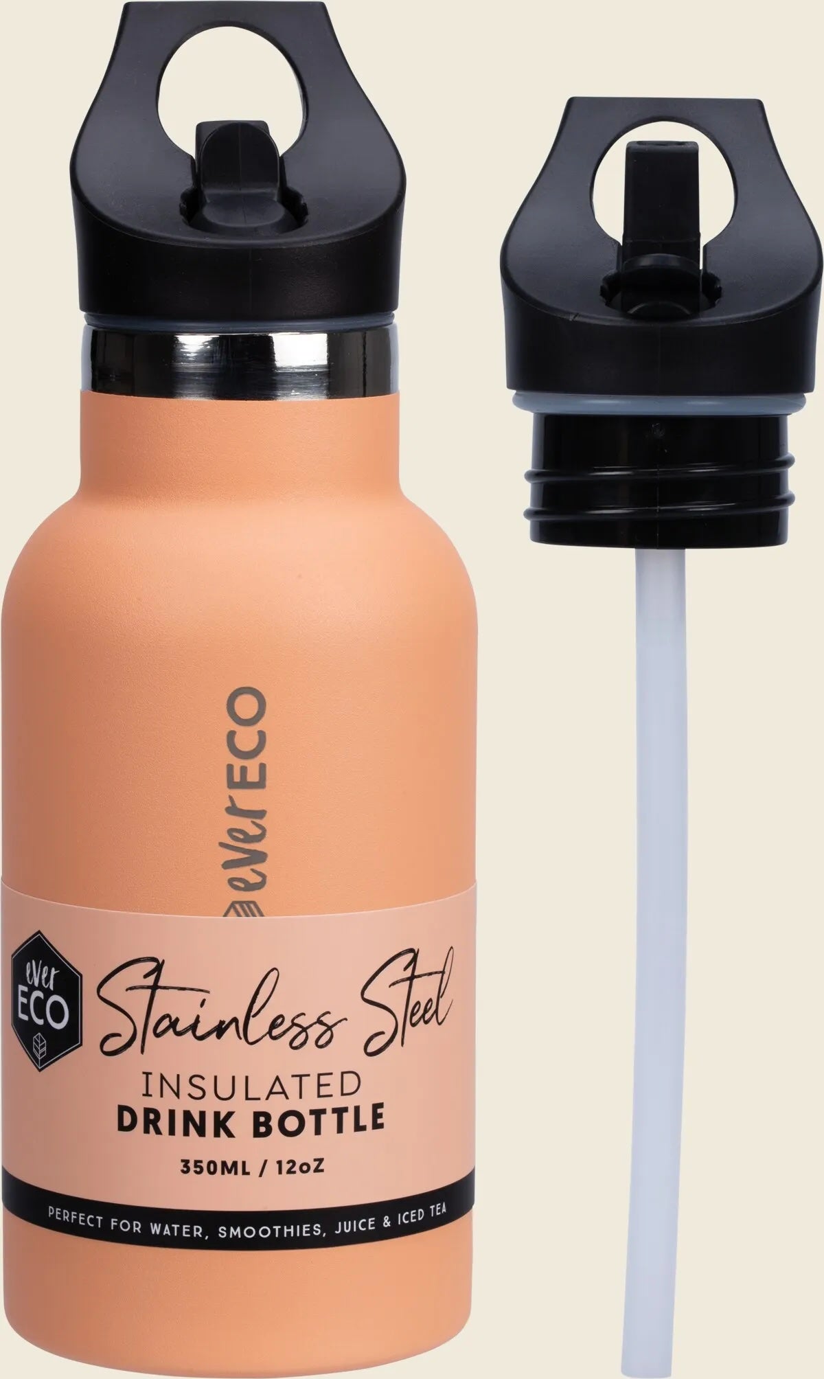 Insulated Stainless Steel Bottle Sip Lid 350ml - Wasteless Pantry Bassendean