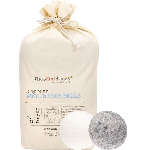 Wool Dryer Balls 100% Pure 6pk - Wasteless Pantry Bassendean