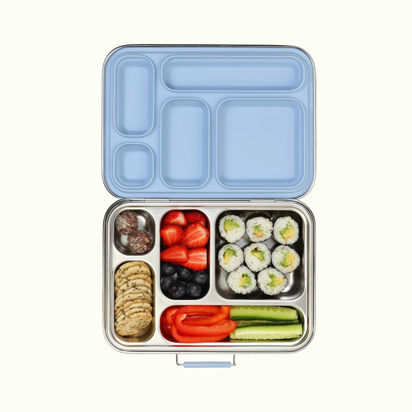 Stainless Steel 5 Compartment Bento Lunch Box