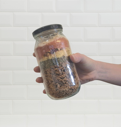 Meal Jar Vegan Bolognese Prepped