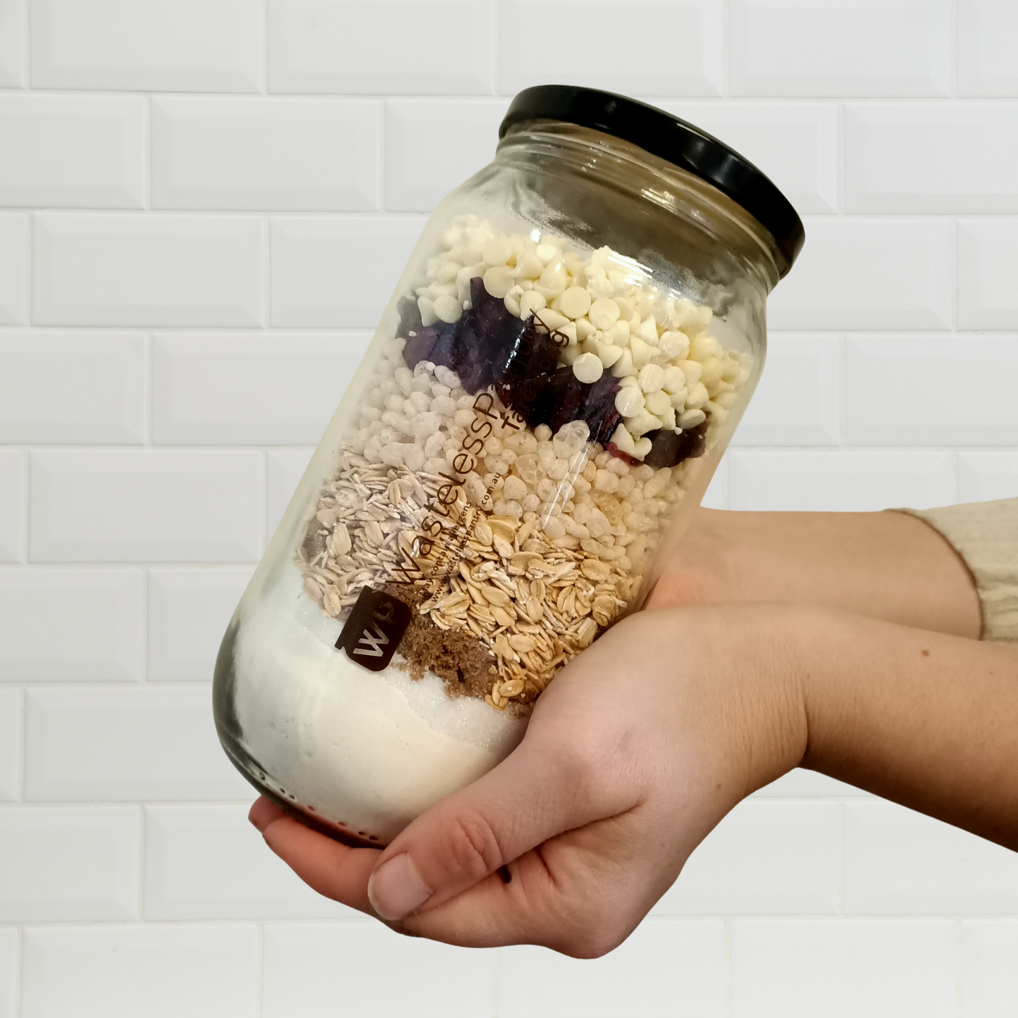 Gift Cranberry Cookies Prepped Jar - Wasteless Pantry Bassendean