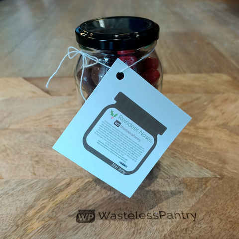 Reindeer Noses Gift Prepped Jar - Wasteless Pantry Bassendean