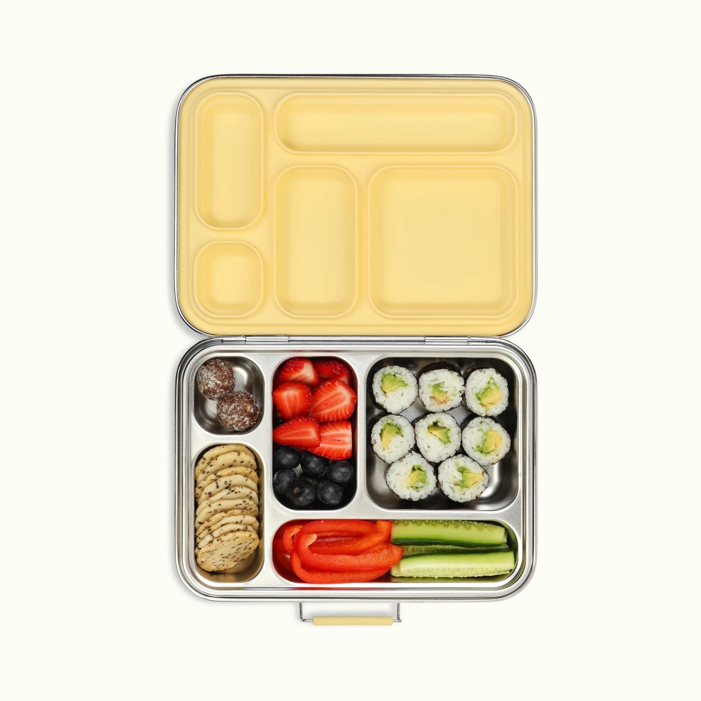 Stainless Steel 5 Compartment Bento Lunch Box