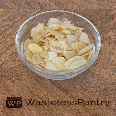 Almonds Flaked 1000ml jar - Wasteless Pantry Bassendean