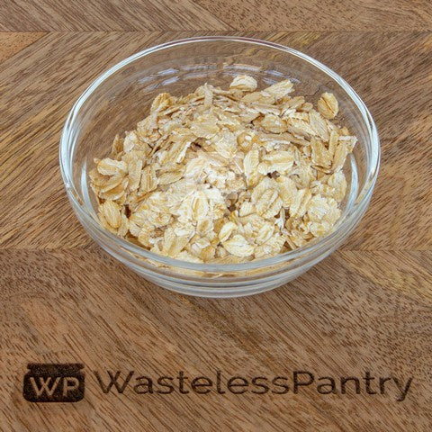 Oats Rolled Organic 125ml jar - Wasteless Pantry Bassendean