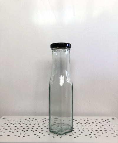 Bottle 250ml Sauce Hexagonal - Wasteless Pantry Bassendean