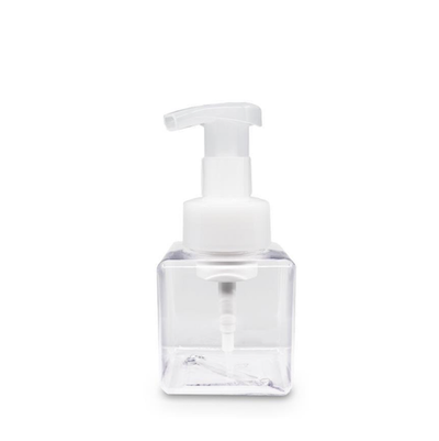 Bottle Foaming 250ml Clear Square - Wasteless Pantry Bassendean