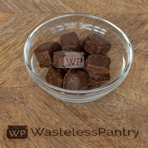 Carob Coated Cherry Slice GF 500ml jar - Wasteless Pantry Bassendean