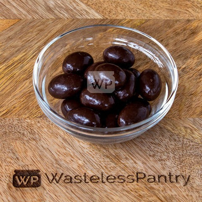 Choc Dark Almonds 1000ml jar - Wasteless Pantry Bassendean
