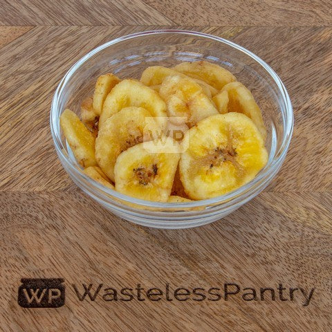 Banana Chips 1000ml jar - Wasteless Pantry Bassendean