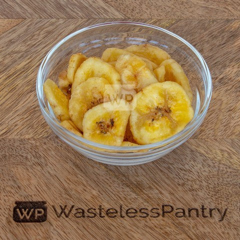 Banana Chips 125ml jar - Wasteless Pantry Bassendean