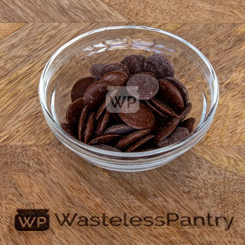 Choc Dark Buttons 1000ml jar - Wasteless Pantry Bassendean