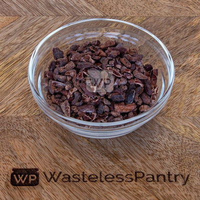 Cacao Nibs Raw Organic 1000ml jar - Wasteless Pantry Bassendean