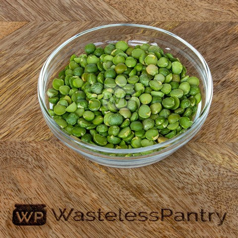 Peas Split Green 100g bag - Wasteless Pantry Bassendean