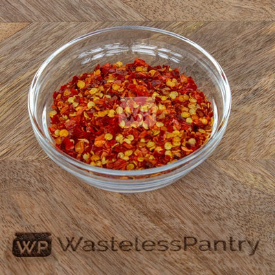 Chilli Crushed Flakes 125ml jar - Wasteless Pantry Bassendean
