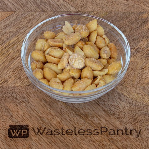 Peanuts Roasted Salted 125ml jar - Wasteless Pantry Bassendean