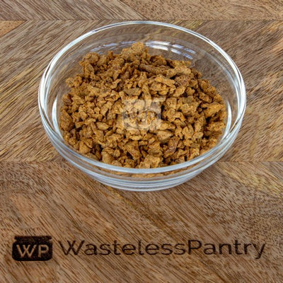 TVP Mince 125ml jar - Wasteless Pantry Bassendean