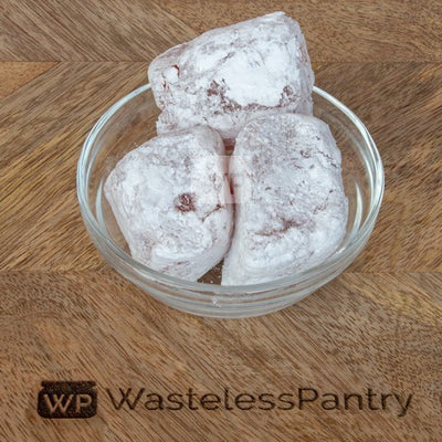 Turkish Delight Rose Almond 110g bag - Wasteless Pantry Bassendean