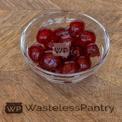 Cherries Red Glace 125ml jar - Wasteless Pantry Bassendean