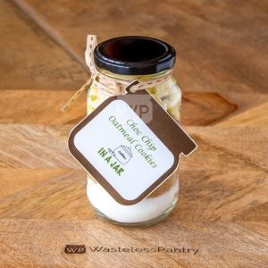 Gift Chocolate Chip Oatmeal Cookies Premade Jar - Wasteless Pantry Bassendean