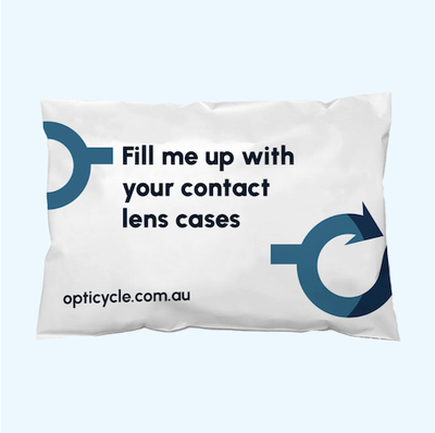 Contact Lens Case Recycling at Home Satchel - Wasteless Pantry Bassendean