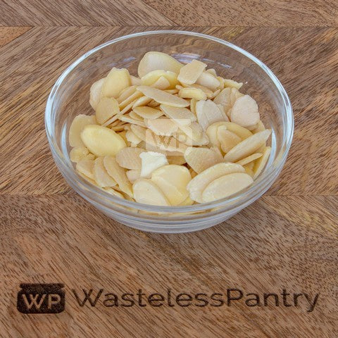 Almonds Flaked 2000ml jar - Wasteless Pantry Bassendean