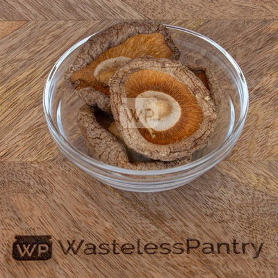 Mushroom Dried Shiitake 500ml jar - Wasteless Pantry Bassendean
