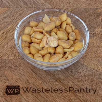 Peanuts Roasted Salted 2000ml jar - Wasteless Pantry Bassendean