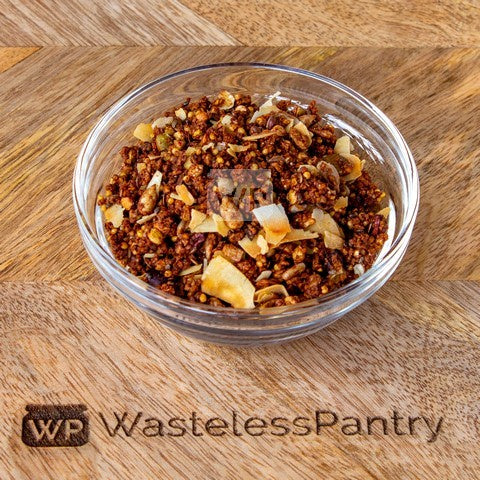 Granola Cacao Hazelnut and Chia Protein Crunch 100g bag - Wasteless Pantry Bassendean